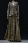 Mutedance 24 Autumn and Winter Wool Silk V-neck Dress MD-MD24FW73-colorant-match